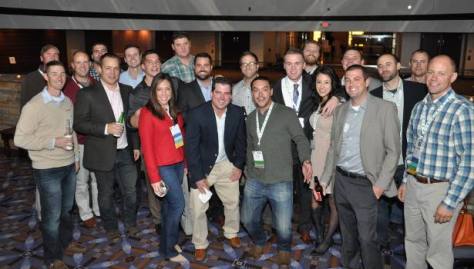 Members of MRCA’s Young Contractors Council gather at the 2013 MRCA Annual Convention in Rosemont, IL. 